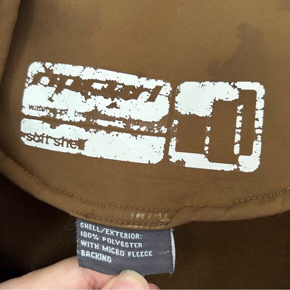 Rip Curl Brown Long Fleece Lined Surf Coat Soft-shell Waterproof - Picture 4 of 9